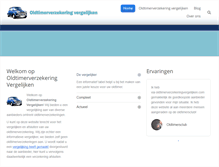 Tablet Screenshot of oldtimerverzekeringvergelijken.com